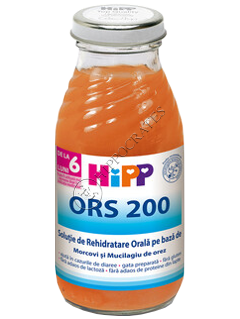 ХИПП ОРС 200 Морковно-рисовый отвар (с 6 -ти месяцев) 200 мл /2300/