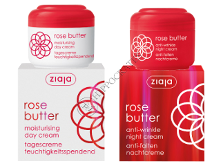 Ziaja Rose butter Crema de zi hidratanta (30+)+crema de noapte 