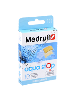 Пластырь MEDRULL Aqua stop (1.9x7.2 см-6 шт, 2.5x7.2 см-4 шт) № 10