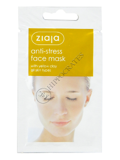 Зиажа маска антистрес с желтой глиной для всех типов кожи 