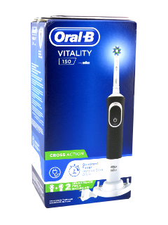 Periuta de dinti electrica Oral-B150 Cross Action Black+rezerva