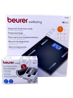 Beurer Промо пакет (Тонометр BM28+ весы BF180)