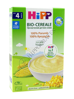 HIPP Terci organic fara lapte 100 % Porumb ( 4 luni) 200 g /2840/