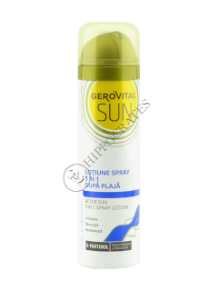 Gerovital Sun Lotiune spray 3 in 1 dupa plaja