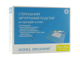 Пластырь стер. Aqua Res LEOPED 9 см x 10 см № 25