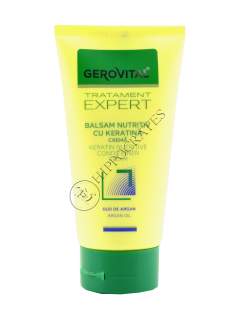 Gerovital Tratament Expert Balsam Nutritiv cu Keratina Crema (cu ulei de argan)