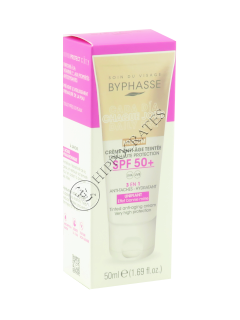 Byphasse Anti-Aging crema fata nuantatoare (light) SPF50